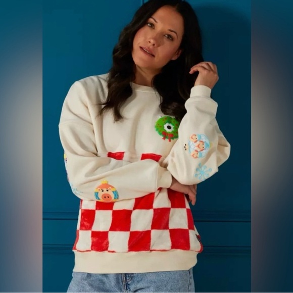 Disney Tops - DISNEY PIXAR 2022 CHRISTMAS CHECKERED SPIRIT JERSEY Adult Small